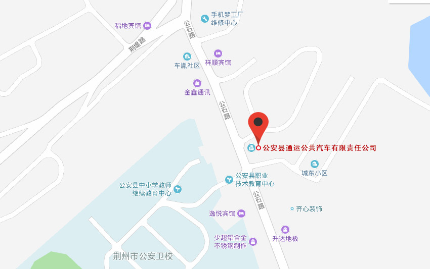 公安縣公汽公司地圖
