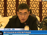董事長(zhǎng)劉鵠在市人大會(huì)議上發(fā)言