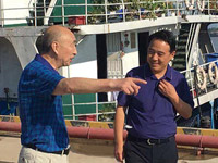 縣委書(shū)記夏光宏視察朱家灣綜合碼頭
